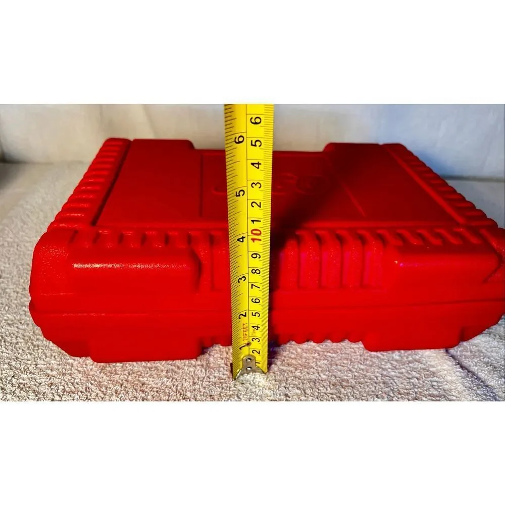 Vintage 1984 Lego Red Storage Container Bin Carrying Case